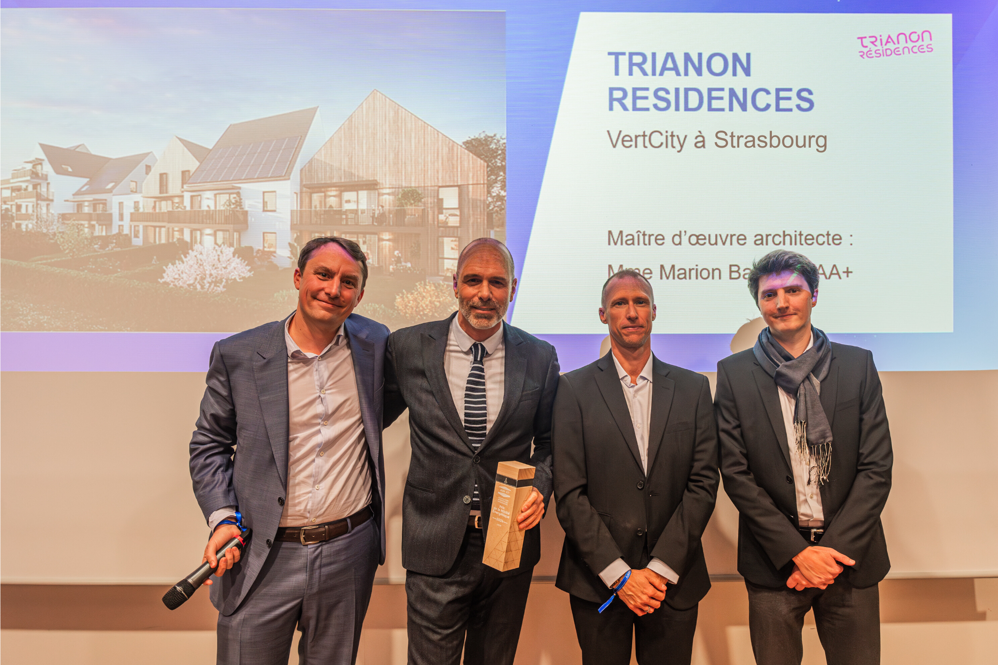 Trianon Résidences primé aux Pyramides d’Argent pour son projet durable et innovant « VertCity »